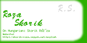 roza skorik business card